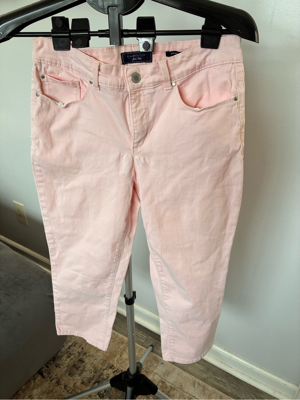 Charter Club Light Pink Cropped Women's Jeans